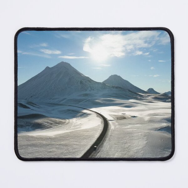 Item preview, Snow Road To Mountain Photographic Print designed and sold by Mother-Nature65.