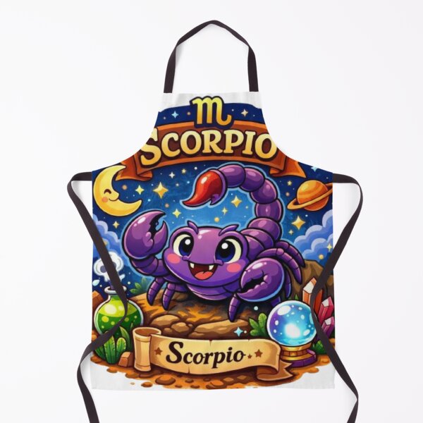 Item preview, Cute Cartoon Scorpio Zodiac Sign – Astrology Scorpion Illustration designed and sold by Sanika arts .