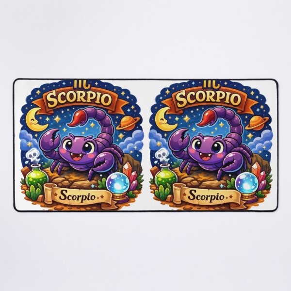 Item preview, Cute Cartoon Scorpio Zodiac Sign – Astrology Scorpion Illustration designed and sold by Sanika arts .