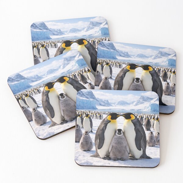 Item preview, Penguins in an Antarctic landscape designed and sold by JuViRo.