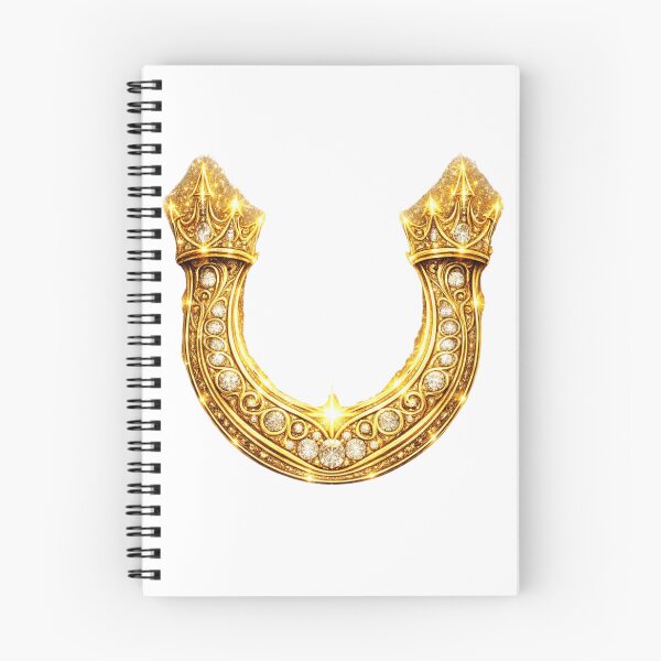Item preview, Golden Lucky Horseshoe. Symbol of Luck and Prosperity. designed and sold by Nika Art Studio.