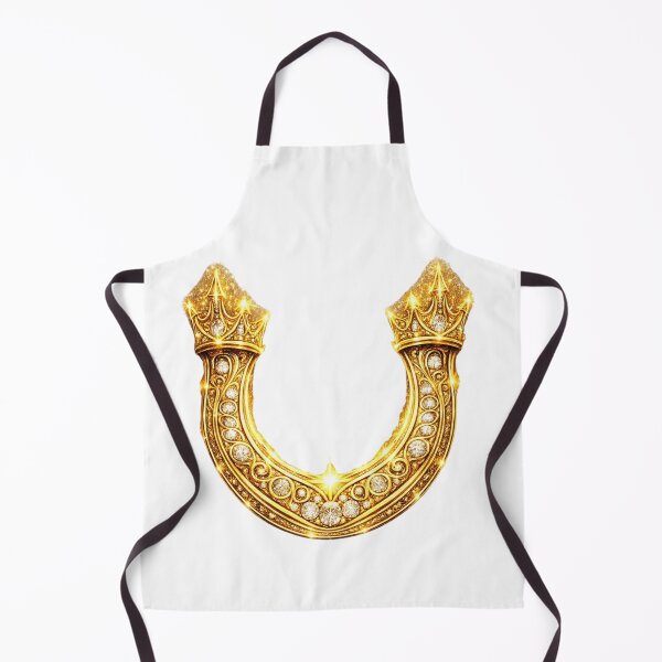 Item preview, Golden Lucky Horseshoe. Symbol of Luck and Prosperity. designed and sold by Nika Art Studio.