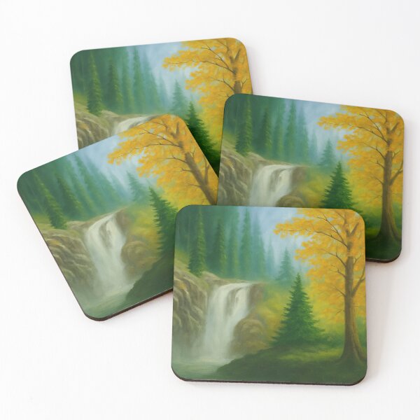 Item preview, Misty Forest Waterfall Dream designed and sold by GemniShop.