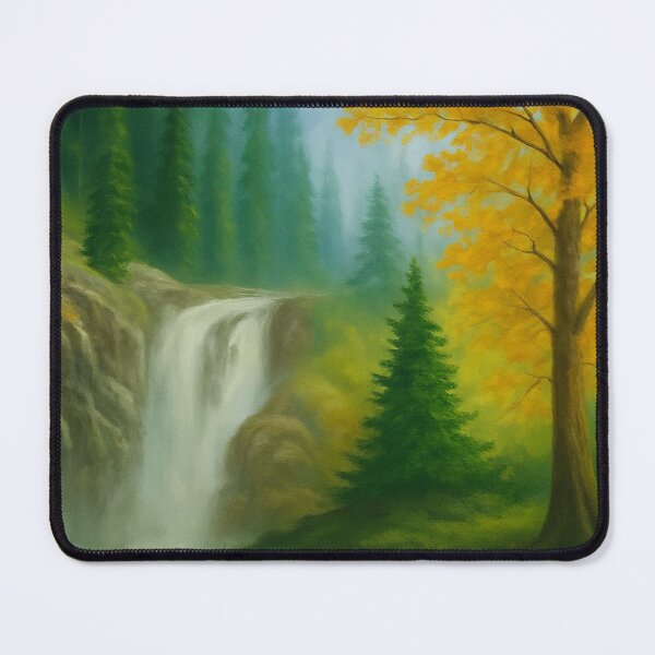 Item preview, Misty Forest Waterfall Dream designed and sold by GemniShop.