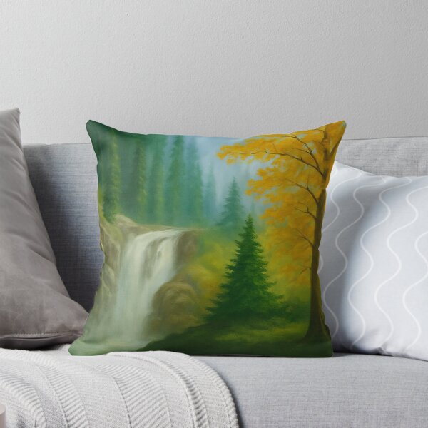 Item preview, Misty Forest Waterfall Dream designed and sold by GemniShop.