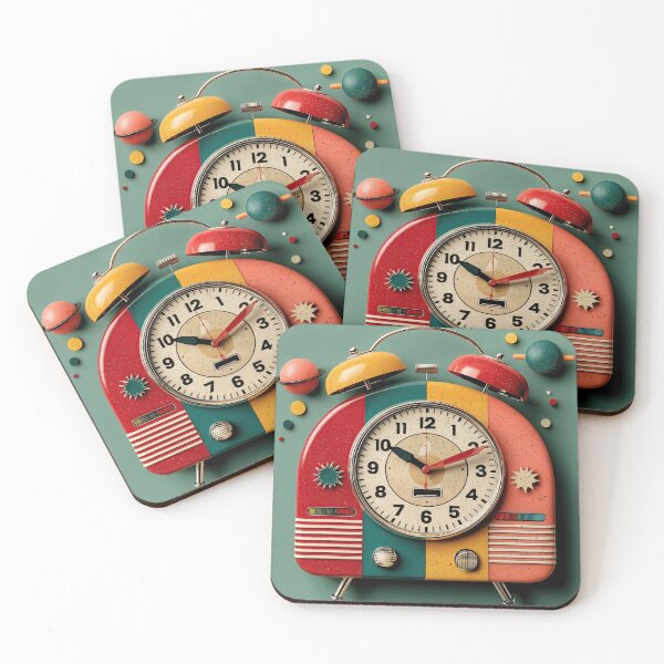 Item preview, Cosmic Time – Retro Alarm Fantasy designed and sold by ForeverPrintsOK.