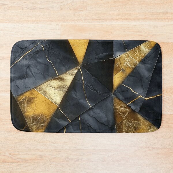 Item preview, Golden And Black Marbled Abstract Art Digital Designs designed and sold by DEC02.