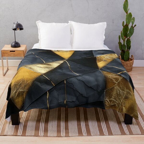 Item preview, Golden And Black Marbled Abstract Art Digital Designs designed and sold by DEC02.