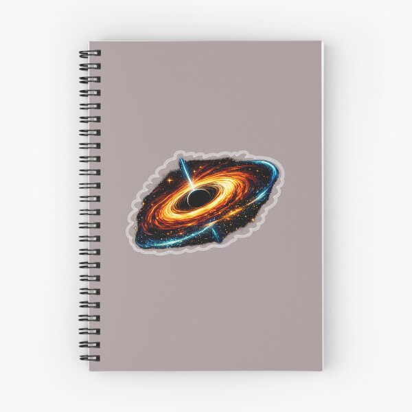 Item preview, Epic Black Hole Space Sticker designed and sold by CreativeSatyaprabh.