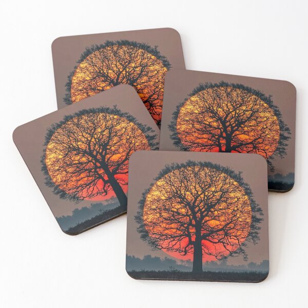 Item preview, Lone tree at sunset designed and sold by JuViRo.