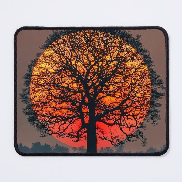 Item preview, Lone tree at sunset designed and sold by JuViRo.