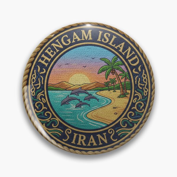 Item preview, Hengam Island, Iran – Dolphins, beach & sunny sky designed and sold by Girih.