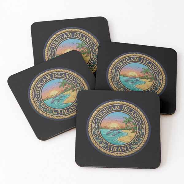 Item preview, Hengam Island, Iran – Dolphins, beach & sunny sky designed and sold by Girih.