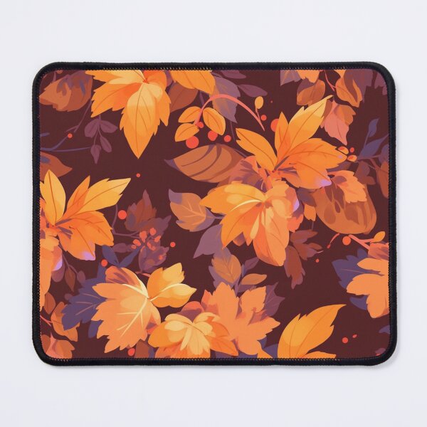 Item preview, Herbstblätter Muster – Warmes Autumn Leaves Pattern Design designed and sold by madkiitten.