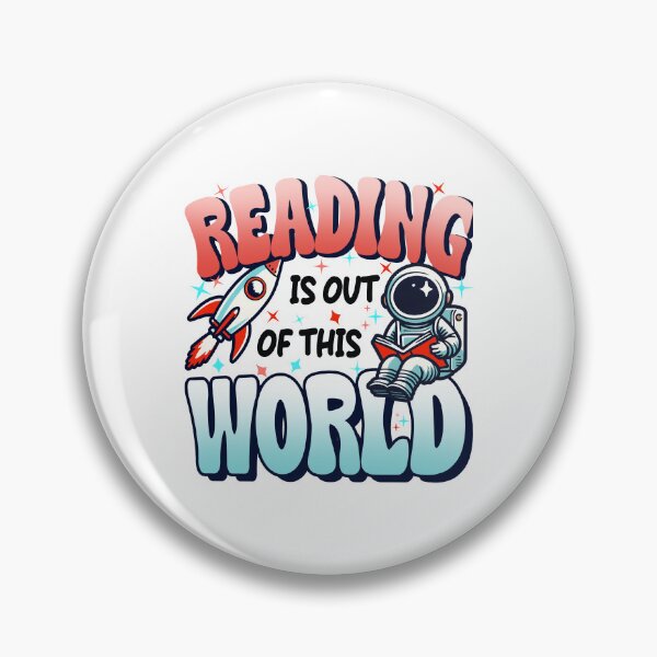 Item preview, Reading Is Out Of This World – Astronaut Space Book Lover  designed and sold by Maniutek.