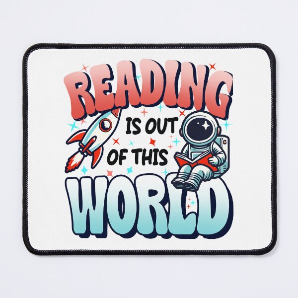 Item preview, Reading Is Out Of This World – Astronaut Space Book Lover  designed and sold by Maniutek.