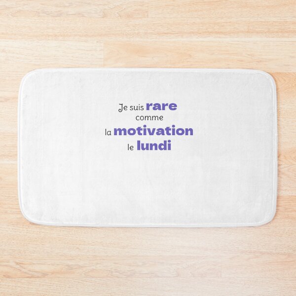 Item preview, quote: “I'm as rare as motivation on a Monday” designed and sold by Lena-creation.