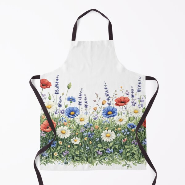 Item preview, Wildflower meadow botanical garden flowers designed and sold by HandicraftArt.
