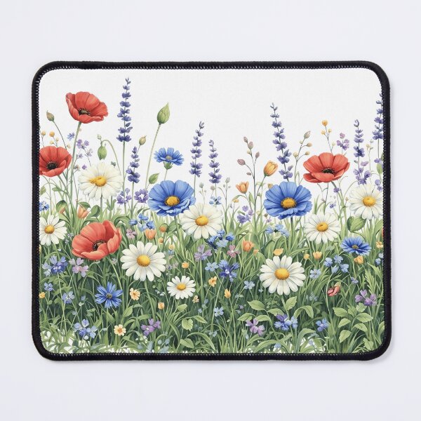 Item preview, Wildflower meadow botanical garden flowers designed and sold by HandicraftArt.