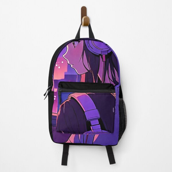 Item preview, Neon City Headphone Girl  designed and sold by DeadpanThreads.