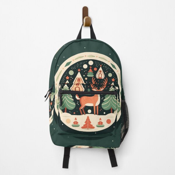 Item preview, Winterliches Reh im Weihnachtswald – Cozy Christmas Design designed and sold by madkiitten.