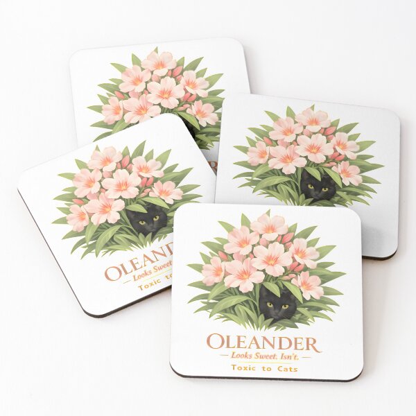 Item preview, Oleander – Looks Sweet, Isn’t | Toxic Plants for Cats Veterinary Awareness Design designed and sold by Bettybee00.