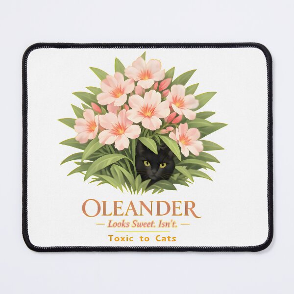 Item preview, Oleander – Looks Sweet, Isn’t | Toxic Plants for Cats Veterinary Awareness Design designed and sold by Bettybee00.