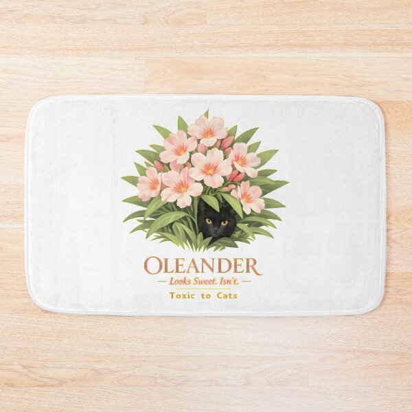 Item preview, Oleander – Looks Sweet, Isn’t | Toxic Plants for Cats Veterinary Awareness Design designed and sold by Bettybee00.