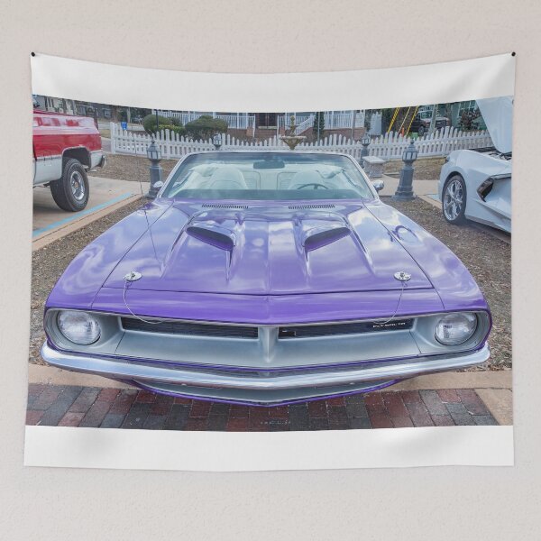 Item preview, 1970 Plum Crazy Purple Plymouth Hemi Barracuda 440-6 Convertible X150 designed and sold by RichFrancoCars.