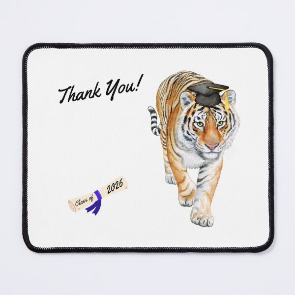 Item preview, Graduation "Thank You!" Graduate Tiger designed and sold by MYCatStuff.