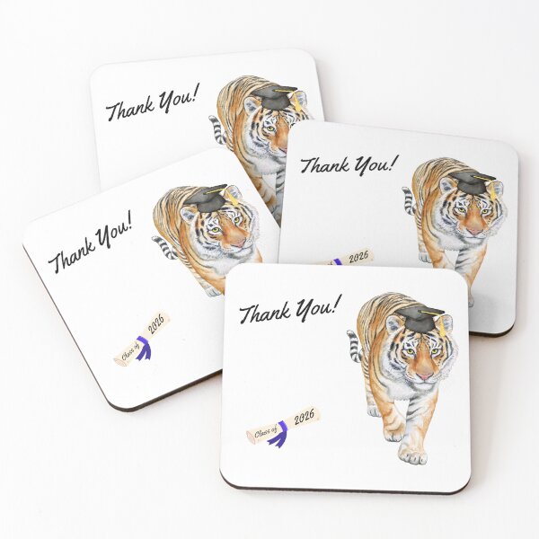 Item preview, Graduation "Thank You!" Graduate Tiger designed and sold by MYCatStuff.