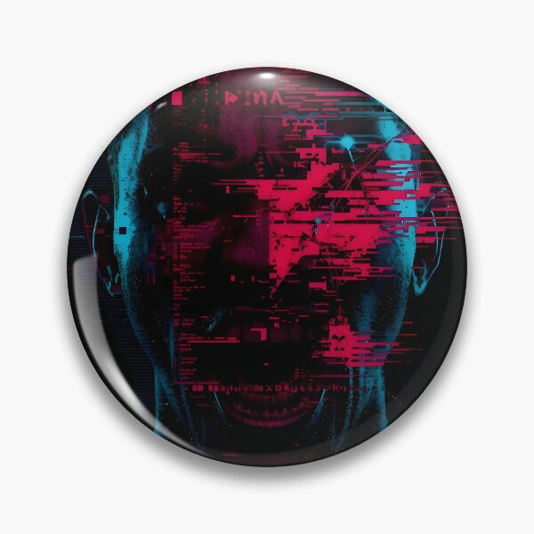 Item preview, Pent-Up Glitch Portrait - Kefir Pina Cyber Distortion designed and sold by GlitchRage.