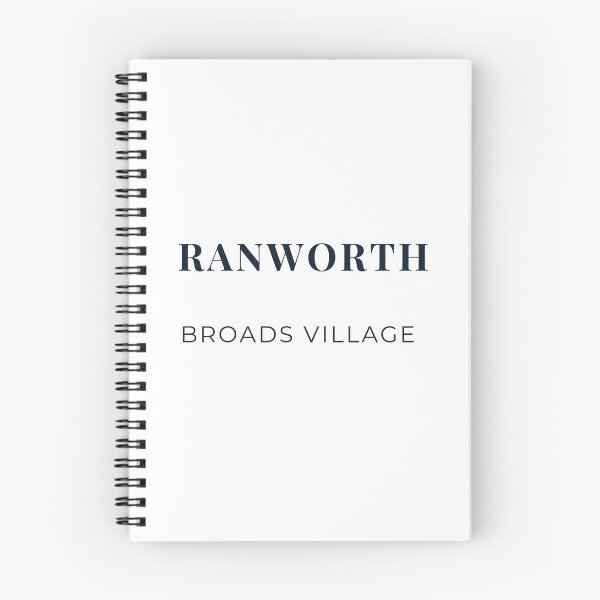 Item preview,  Ranworth Broads Village Norfolk Minimalist Typography Travel Poster designed and sold by MyriadNorfolk.
