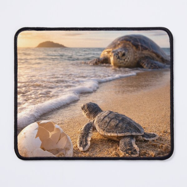 Item preview, Turtle hatching on the beach designed and sold by JuViRo.
