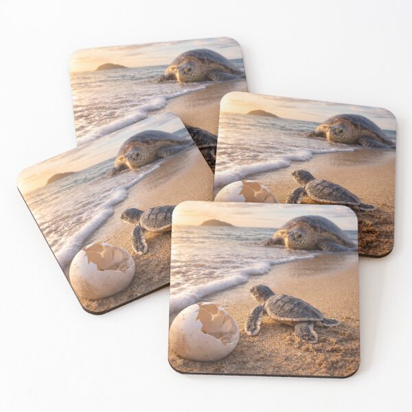 Item preview, Turtle hatching on the beach designed and sold by JuViRo.