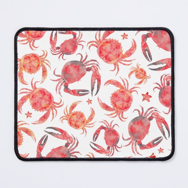 Item preview, Gone Crabbing - Watercolour crab in red and orange  designed and sold by Elena  O'Neill.