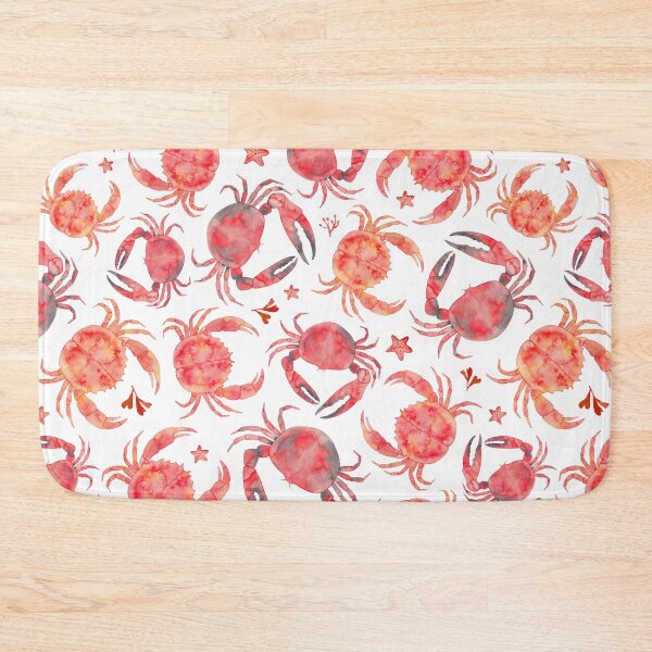 Item preview, Gone Crabbing - Watercolour crab in red and orange  designed and sold by Elena  O'Neill.
