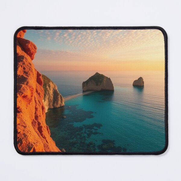 Item preview, Golden Hour Over Coastal Cliffs and Ocean designed and sold by Vida e Arte.
