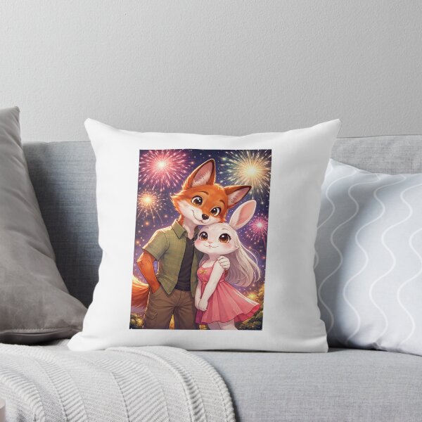 Item preview, Romantic fox and bunny fireworks designed and sold by Dharshu25.