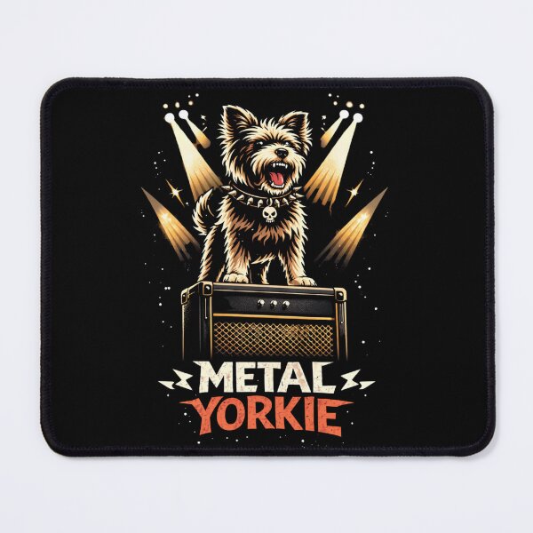 Item preview, Yorkie Rock Rockstar Yorkshire Terrier Dog Funny Design, Rock Music Dog Lover Gift, Yorkie Rock Meme Shirt designed and sold by VibeOffline Studio.