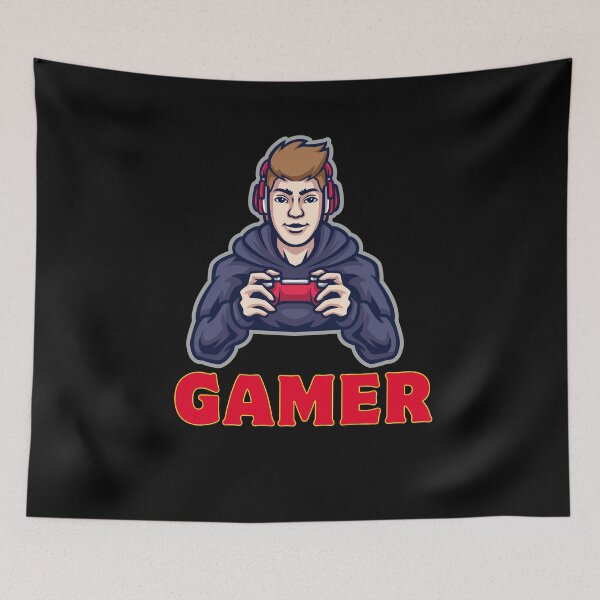 Item preview, Boy Gamer cute Cartoon Gaming designed and sold by Rasheedaholik.