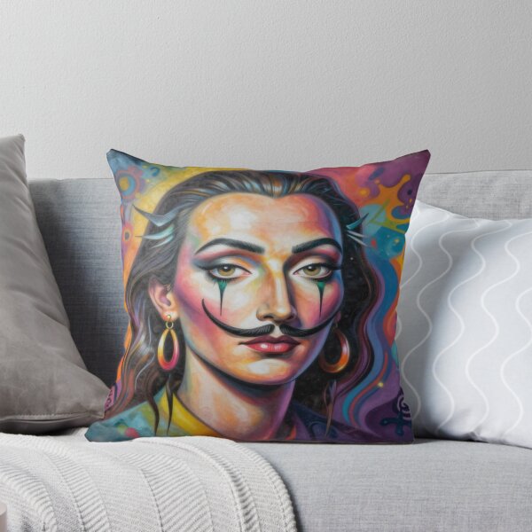 Item preview, Surreal Street Art Portrait with Bold Colors and Modern Urban Vibes designed and sold by FotoworldEdel.
