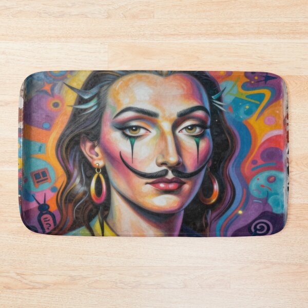 Artikelvorschau, Surreal Street Art Portrait with Bold Colors and Modern Urban Vibes entworfen und verkauft von FotoworldEdel.