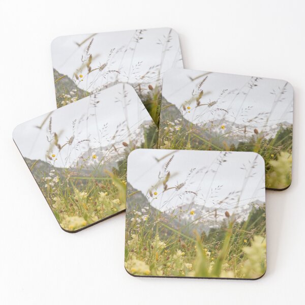Item preview, Wildflowers and Snowy Peaks designed and sold by AKI | Art Kode of Imagination.
