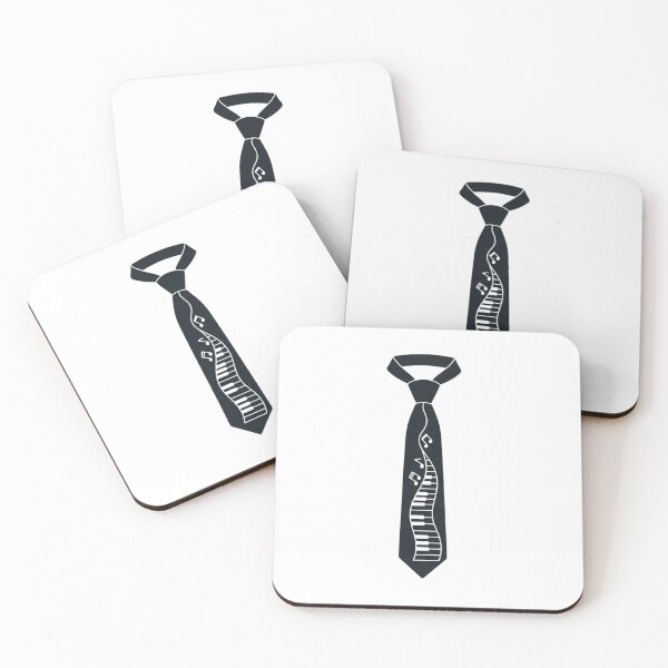 Item preview, Classic Musical Piano Keys - Elegant Ivory & Ebony Necktie Design designed and sold by Wear Sculpt.