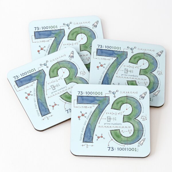 Item preview, The Number 73 The Big Bang Theory designed and sold by Screen Lore.