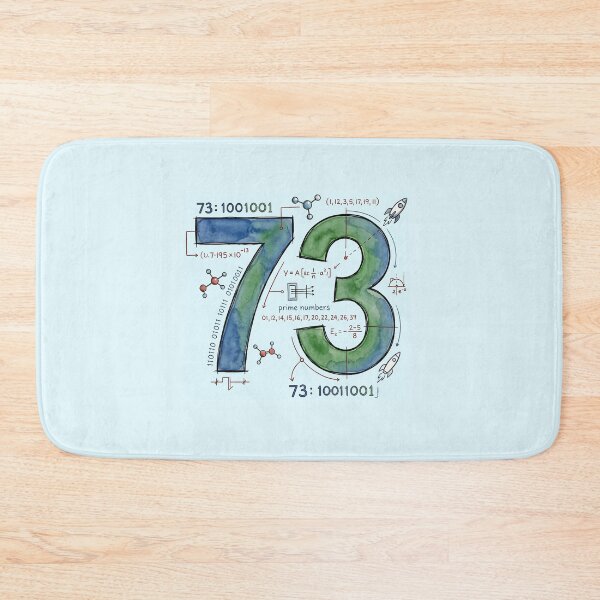 Item preview, The Number 73 The Big Bang Theory designed and sold by Screen Lore.