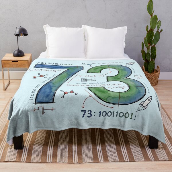 Item preview, The Number 73 The Big Bang Theory designed and sold by Screen Lore.