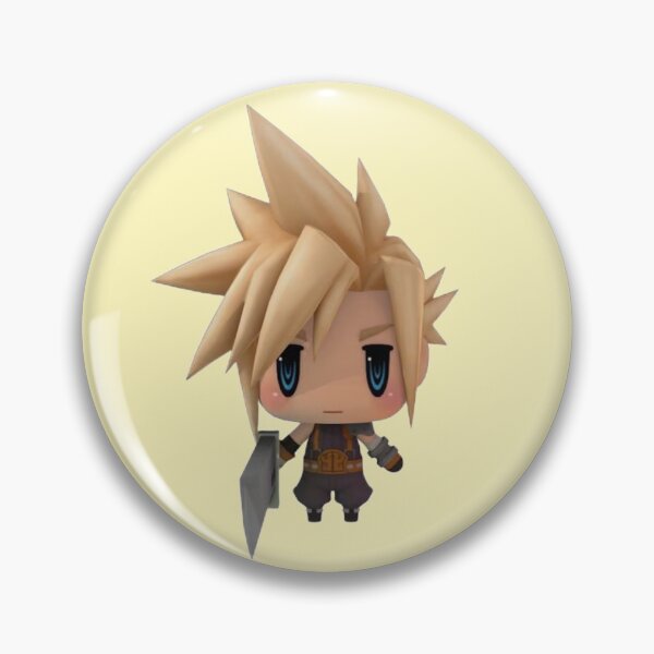 Artikelvorschau, Cloud Strife Chibi entworfen und verkauft von venomstudios.