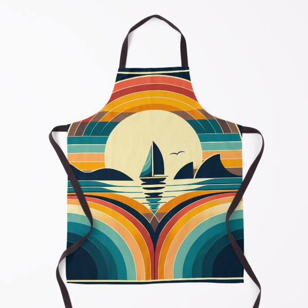 Item preview, Geometric Sunset Sailboat designed and sold by InkSmithery.
